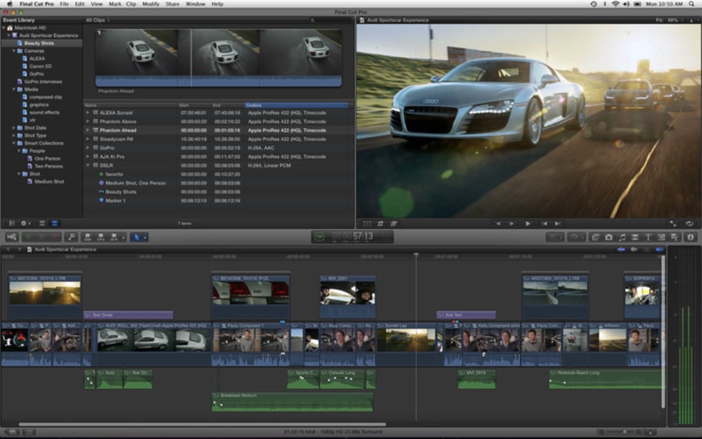 older video editing software for mac 10.7.5